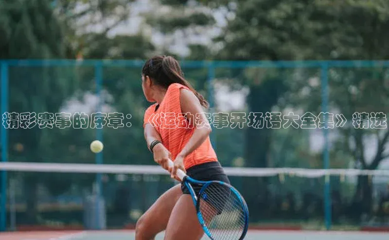 精彩赛事的序章：《运动赛事开场语大全集》精选